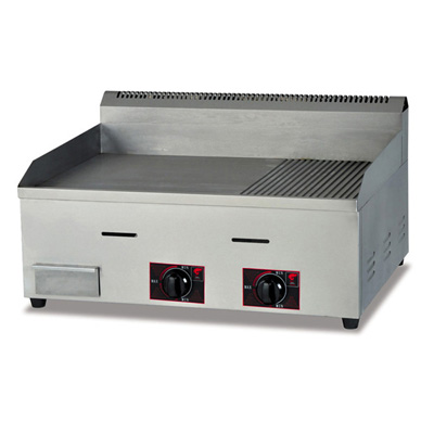 點擊查看大圖珠海**酒家批發GH-722燃氣半平半坑扒爐