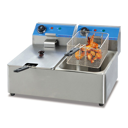 DF-6L-2臺式雙缸雙篩電炸爐 DF-6L-2臺式雙缸雙篩電炸爐