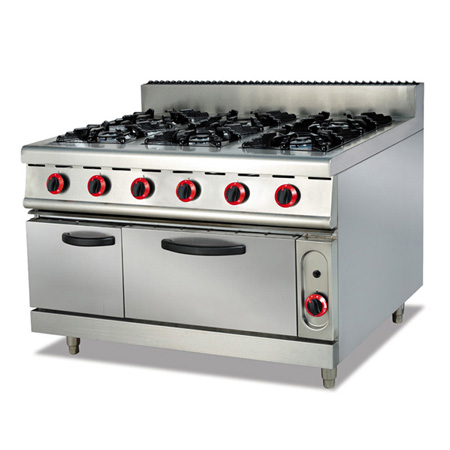 富祺GH-997A落地式燃氣六頭煲仔爐連焗爐 富祺GH-997A落地式燃氣六頭煲仔爐連焗爐