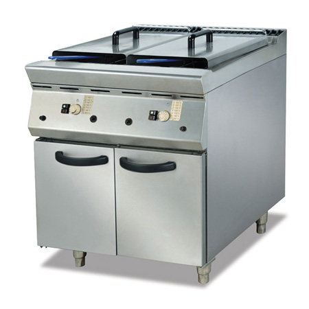 富祺GF-785-2立式燃氣雙缸炸爐連柜座 富祺GF-785-2立式燃氣雙缸炸爐連柜座