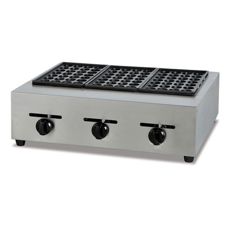 點擊查看大圖臺灣**奶茶連鎖加盟店長期訂購GH-768燃氣章魚丸烤爐