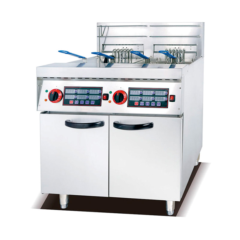 FUQIDF-26-2A(Vertical double cylinder four screen electric frying furnace with s FUQIDF-26-2A(Vertical double cylinder four screen electric frying furnace with s