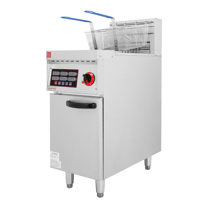 FUQIDF-26AVertical single cylinder double screen electric frying furnace (with s FUQIDF-26AVertical single cylinder double screen electric frying furnace (with s